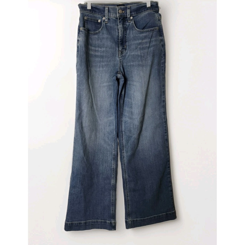 J Crew Classic Wide Leg Jean Womens 27 Stretçh Preppy Denim Casual